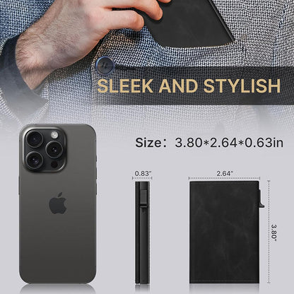 RFID Blocking Slim Lightweight Multi-Functional Card Holder