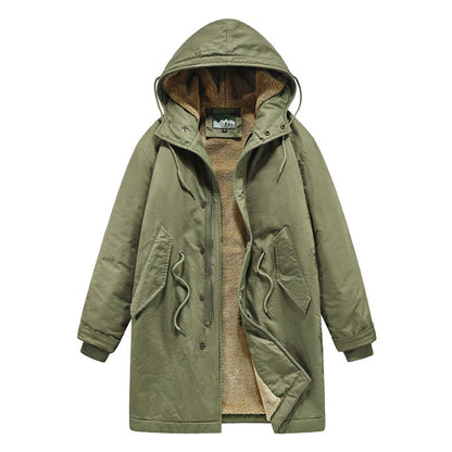 Sherpa Lined Parka -Army Green