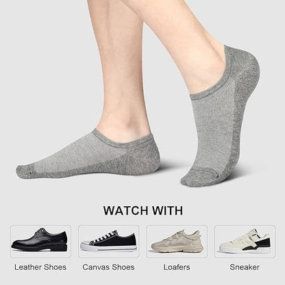 5 Pairs Pack-Large size heel socks