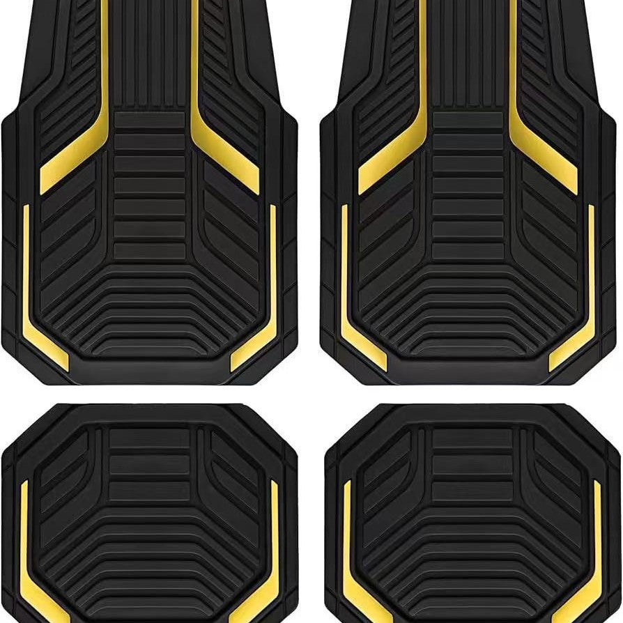 Car Floor Mats - 4-Piece Set (Easy to Maintain)