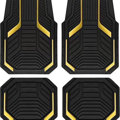 Car Floor Mats - 4-Piece Set (Easy to Maintain)