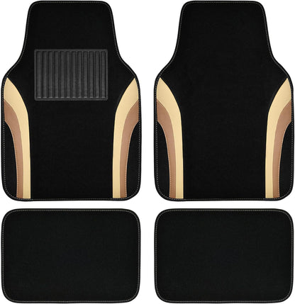 Car Floor Mats - 4-Piece Set (Plush Velvet)