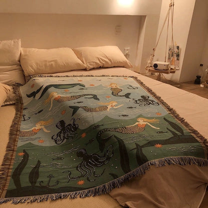 Home Decor Blanket-Mermaid