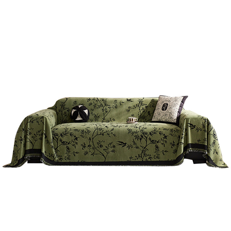 Home Decor Blanket- Swallow Shadow - Green