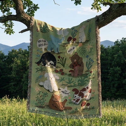 Home Decor Tapestry- Green Field Travel Notes
