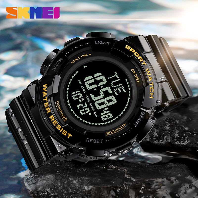 SKMEI - Waterproof Digital Sports Watch for Men - Outdoor Adventure Style-2077