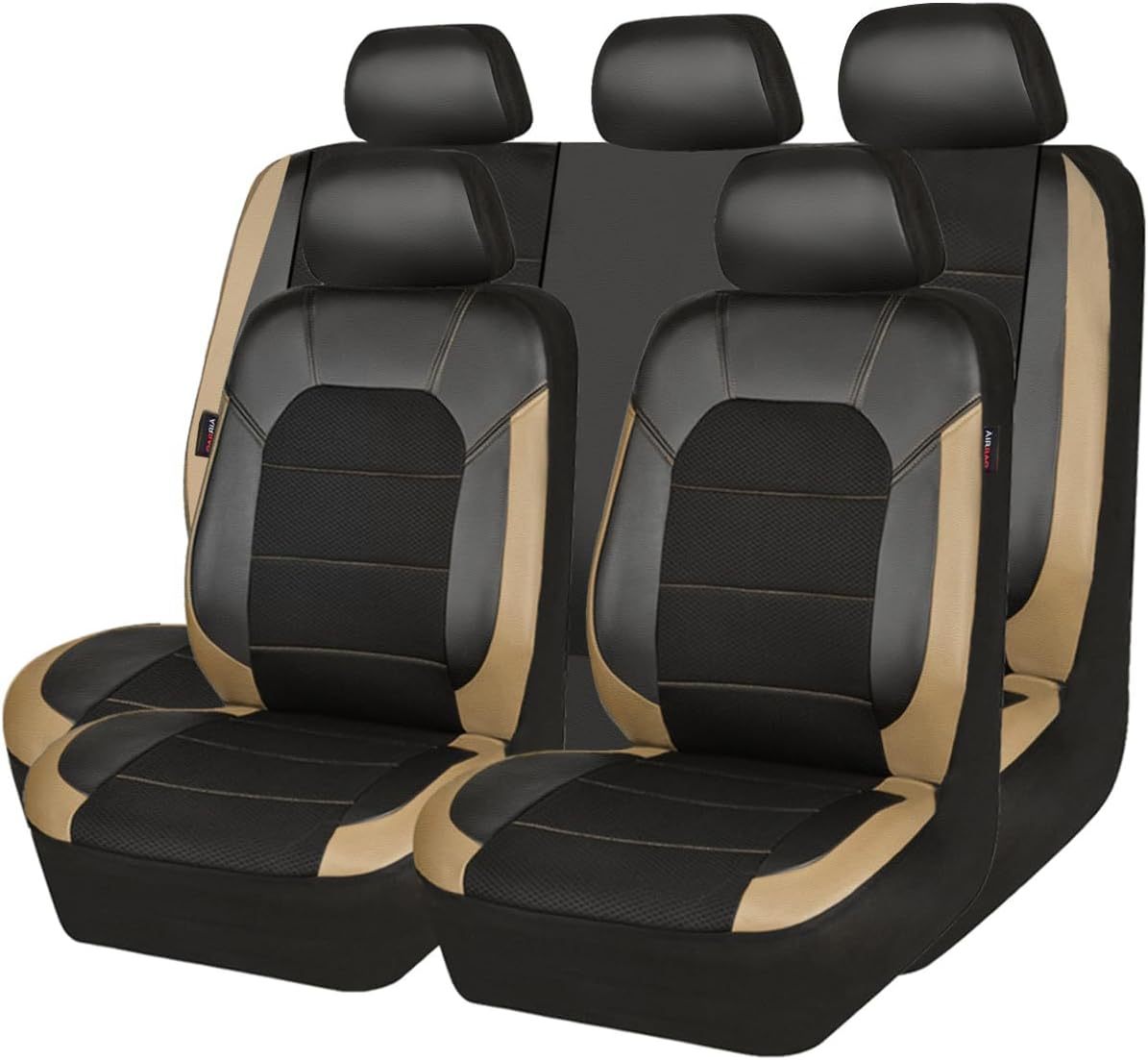Car Seat Cushion - Bracket Sandwich Splicing Design (5-Seat 9-Piece Set)