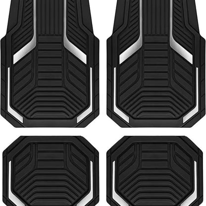 Car Floor Mats - 4-Piece Set (Easy to Maintain)