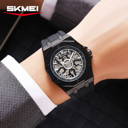 SKMEI Fashion Hollow Carved Square Men's Mechanical Watch-M036