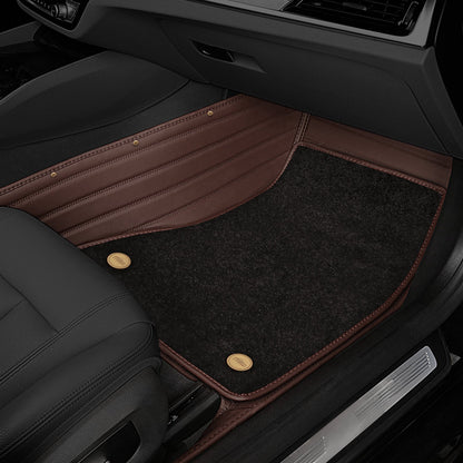 Car Floor Mats with Thickened Non-Slip Nano Fleece Lining