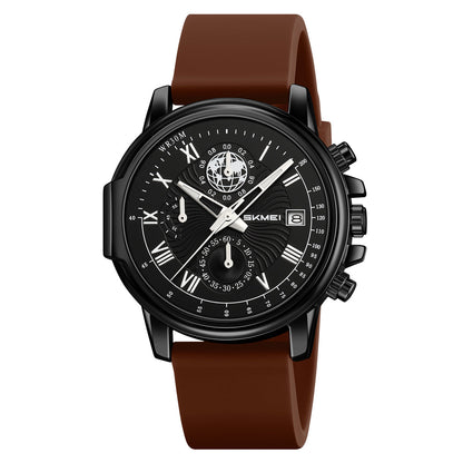 SKMEI-Fashion Business Men's Waterproof Quartz Watch-2468