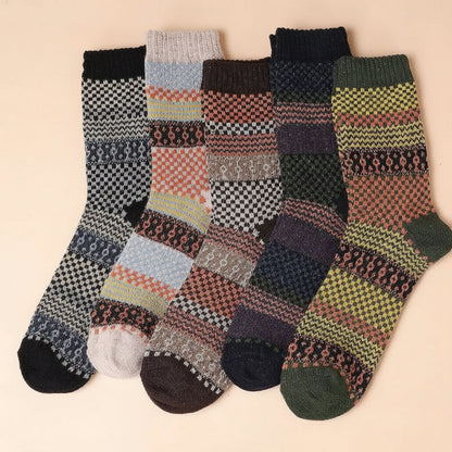 5 Pairs Pack- cotton socks package (mixed color pre-pack)