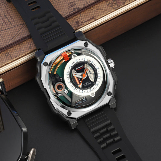 SKMEI-Fashion Business Men's Waterproof Quartz Watch-2533