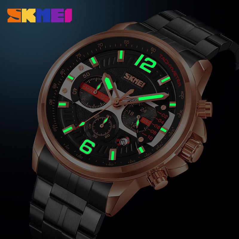 SKMEI-Fashion Business Men's Waterproof Quartz Watch-9332