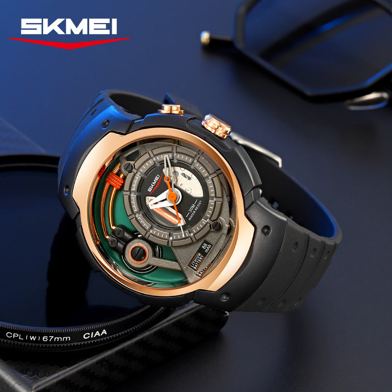 SKMEI-Fashion Business Men's Waterproof Quartz Watch-2531