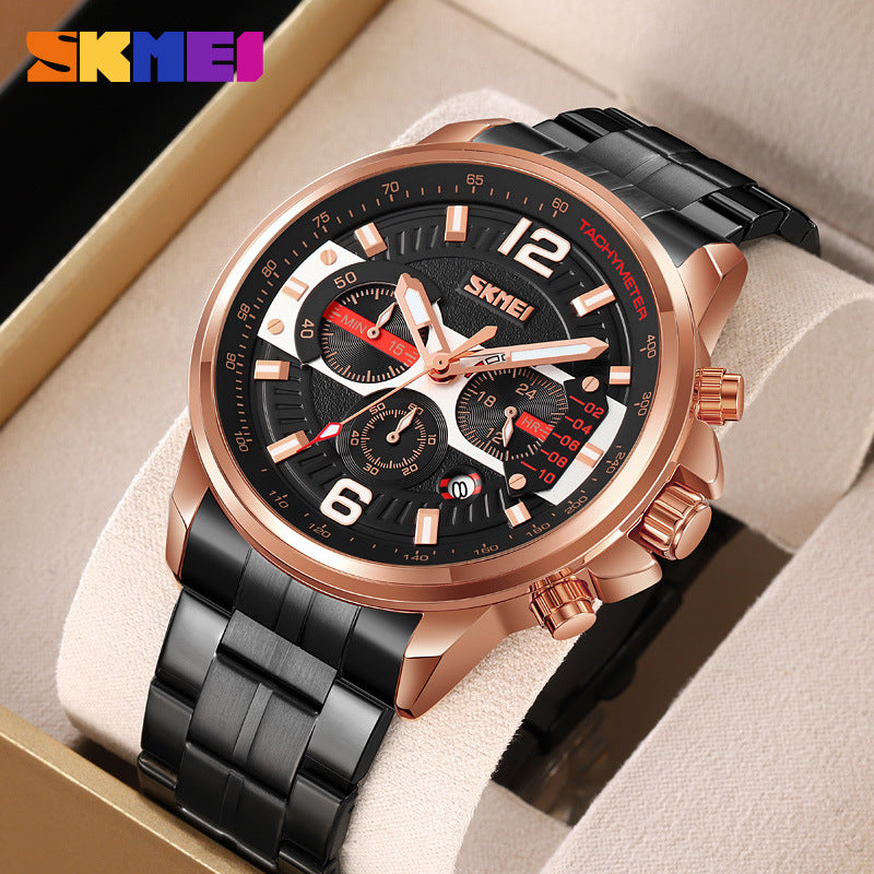 SKMEI-Fashion Business Men's Waterproof Quartz Watch-9332