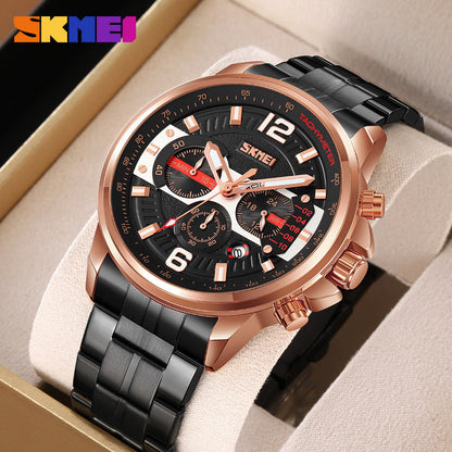 SKMEI-Fashion Business Men's Waterproof Quartz Watch-9332