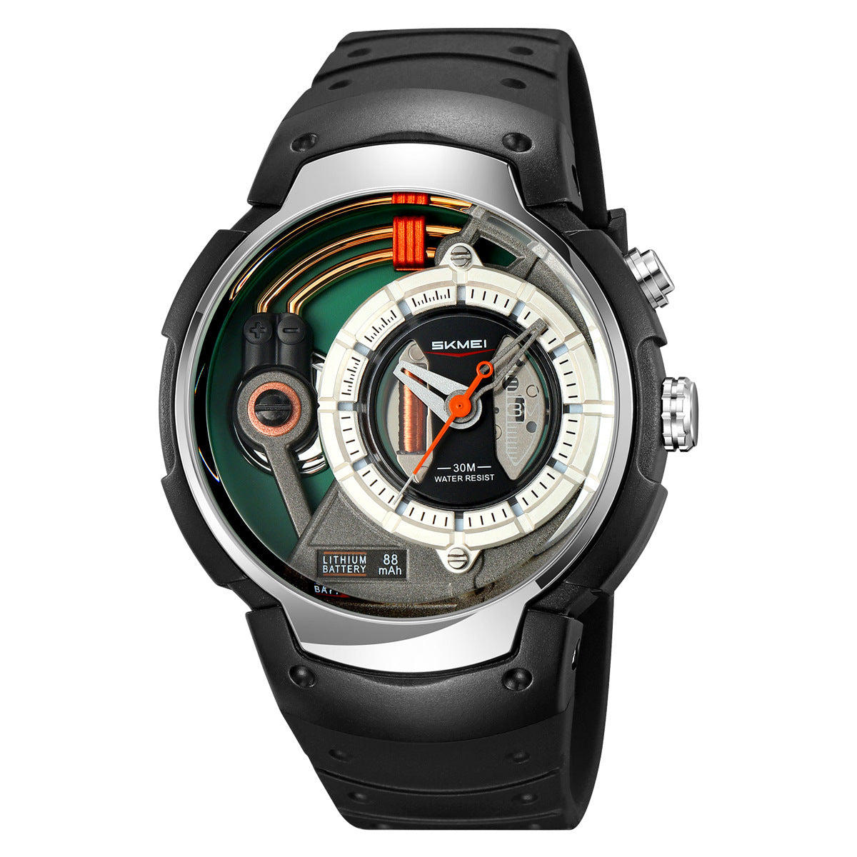 SKMEI-Fashion Business Men's Waterproof Quartz Watch-2535