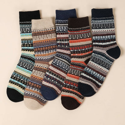 5 Pairs Pack- cotton socks package (mixed color pre-pack)