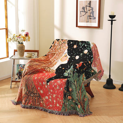 Home Decor Tapestry- Queen in Red