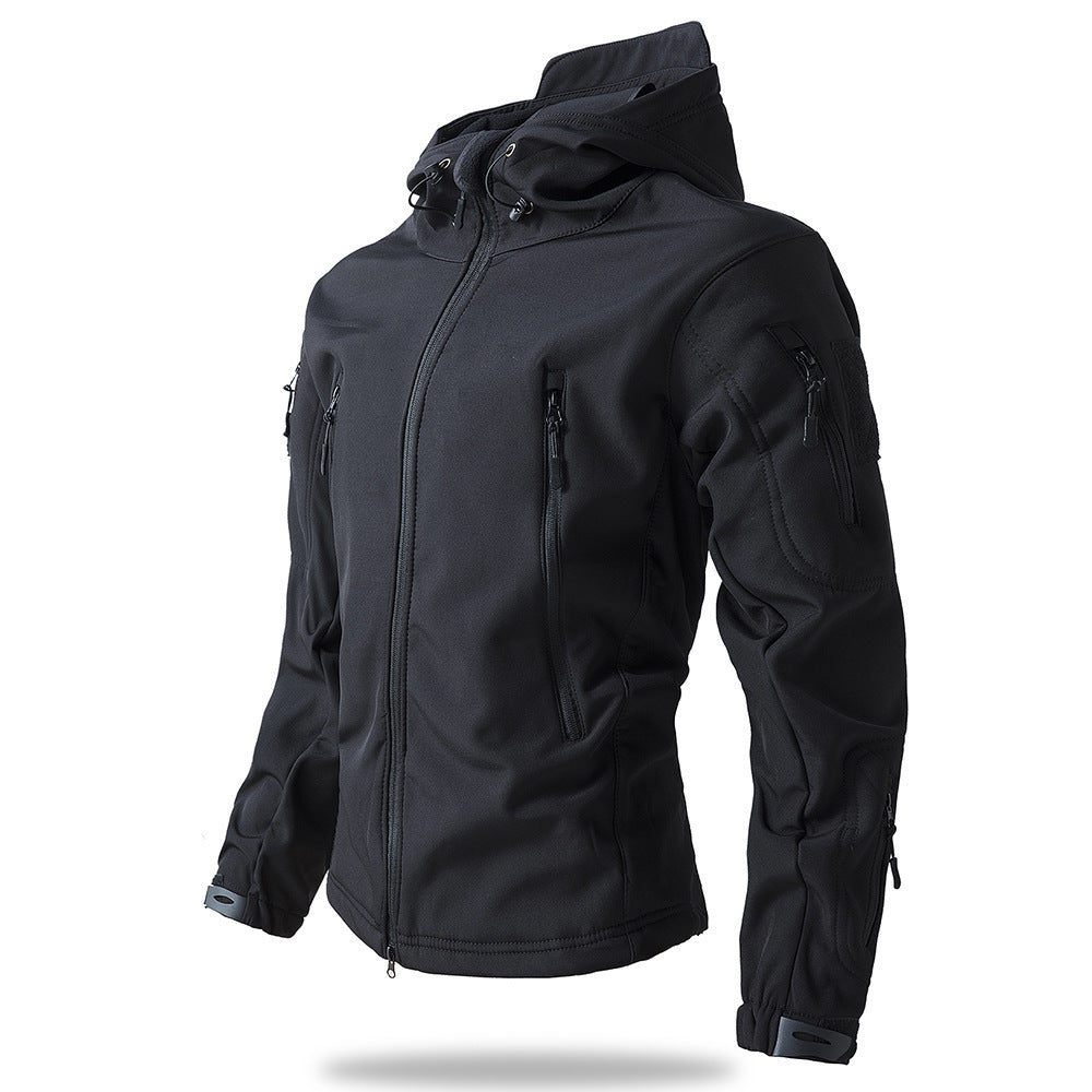 3-In-1 Windproof Jacket - Black