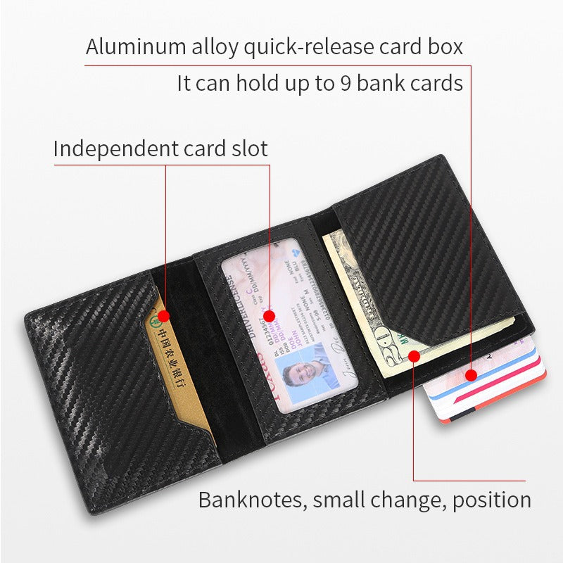 RFID Blocking Slim Lightweight Multi-Functional Card Holder