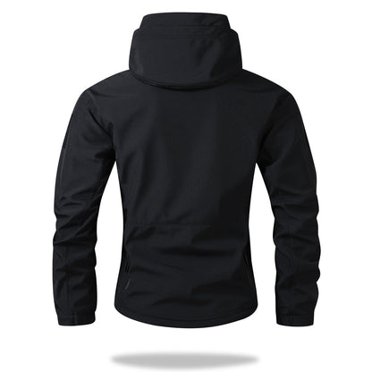 3-In-1 Windproof Jacket - Black