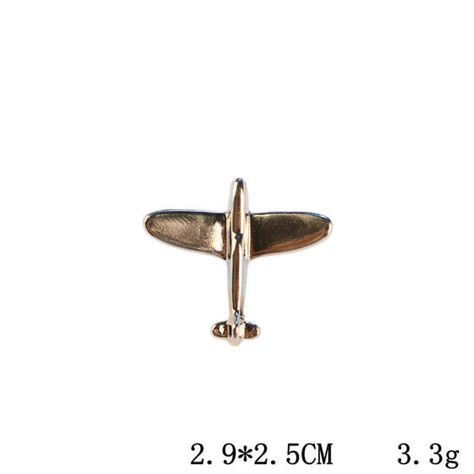 Biplane Travel Enamel Pin for Backpacks  by CAVE