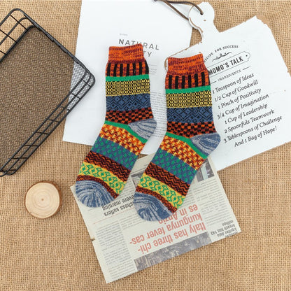 Autumn and winter men's thickened wool socks