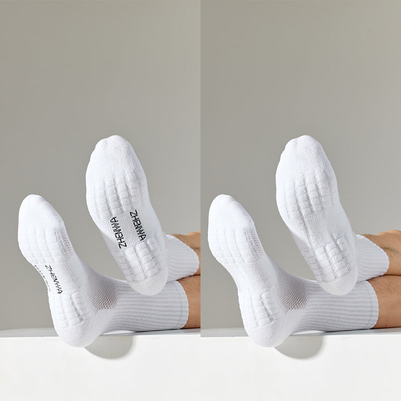 5 Pairs Pack-High top basketball socks