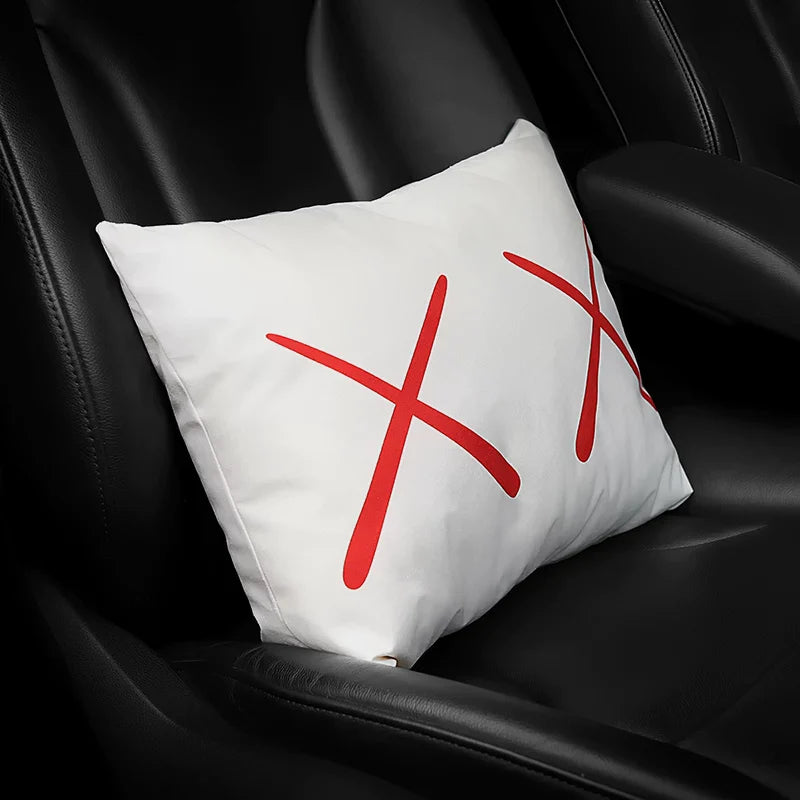 Car Headrest - Going Out Racing Headrest & Shoulder Cover& Throw Pillow