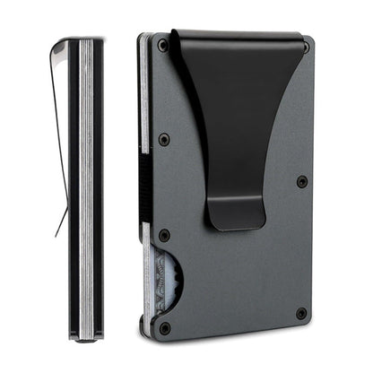 Metal Card Case - Carbon Fiber Wallet Wallet - RFID Anti-Theft