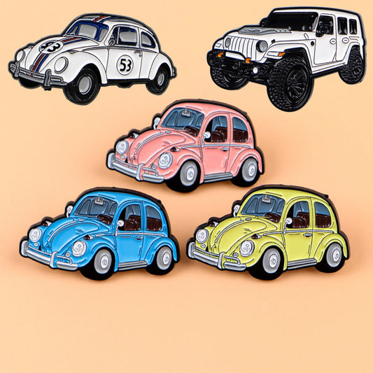 Vintage Car Travel Enamel Pin for Backpacks  by CAVE