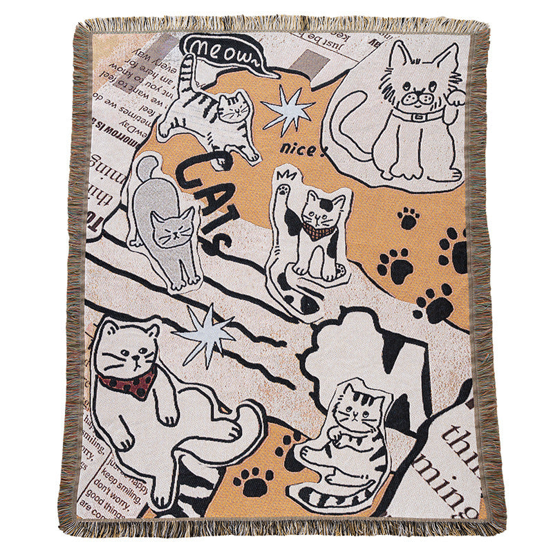 Home Decor Tapestry-Pussy's Afternoon Graffiti