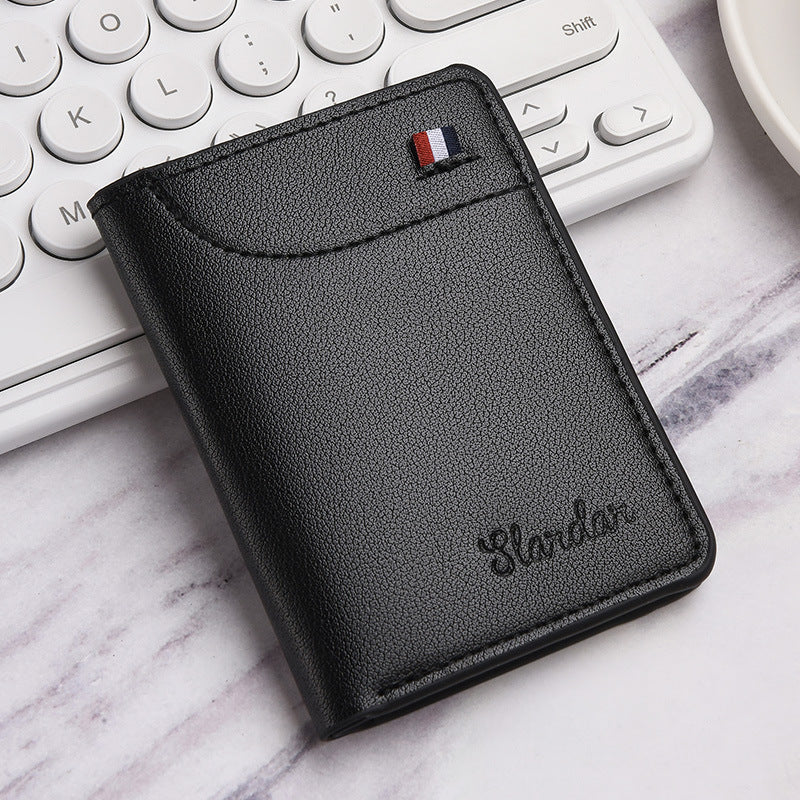 Ultra-thin small wallet - vertical statement wallet