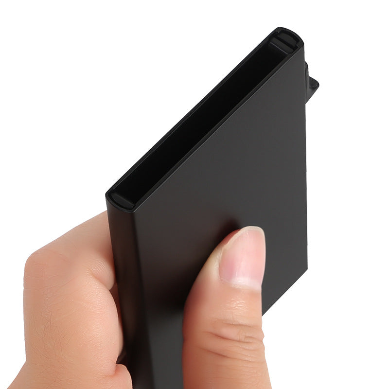 RFID Shielding Aluminum Card Case (Auto Enject)