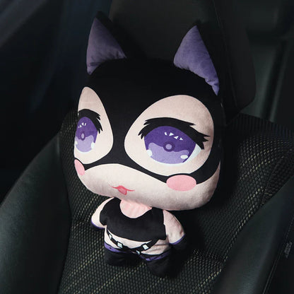 Car Headrest & Waist Support- Cute Cartoon Character Styling