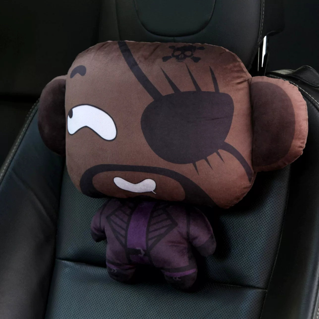 Car Headrest & Waist Support- Cute Cartoon Character Styling