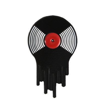 Drip Record Travel Enamel Pin for Backpacks by CAVE