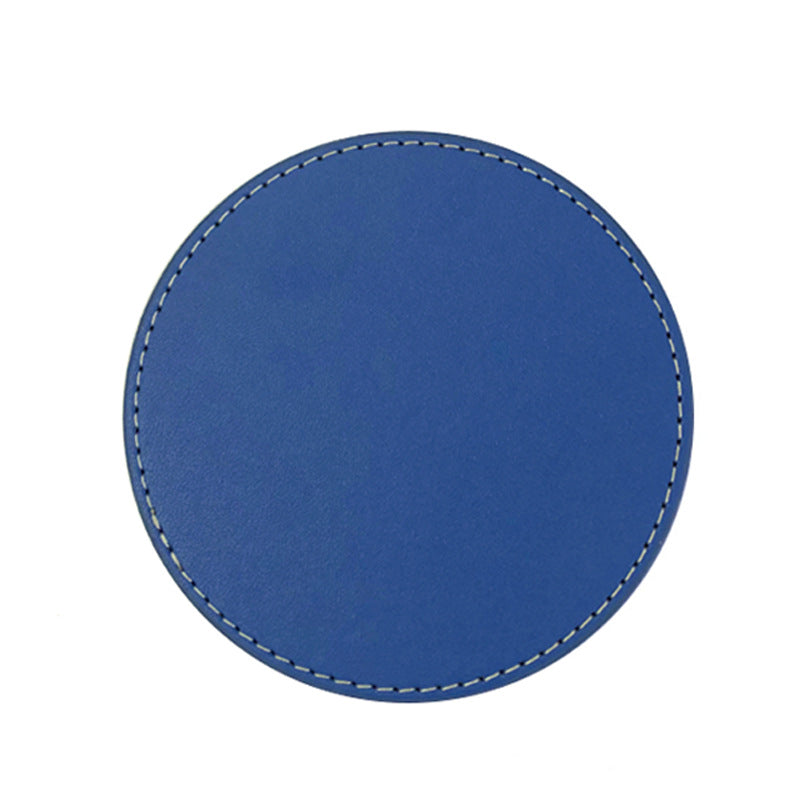 PU leather teacup mat - heat insulation and anti-scalding (round/square)