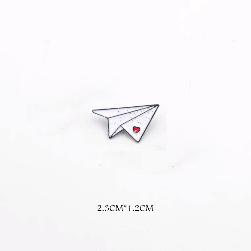 Plane Travel Enamel Pin for Backpacks  by CAVE