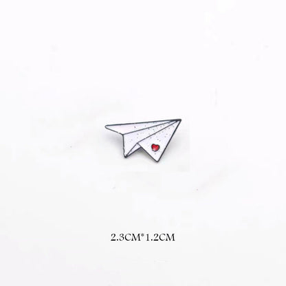 Plane Travel Enamel Pin for Backpacks  by CAVE