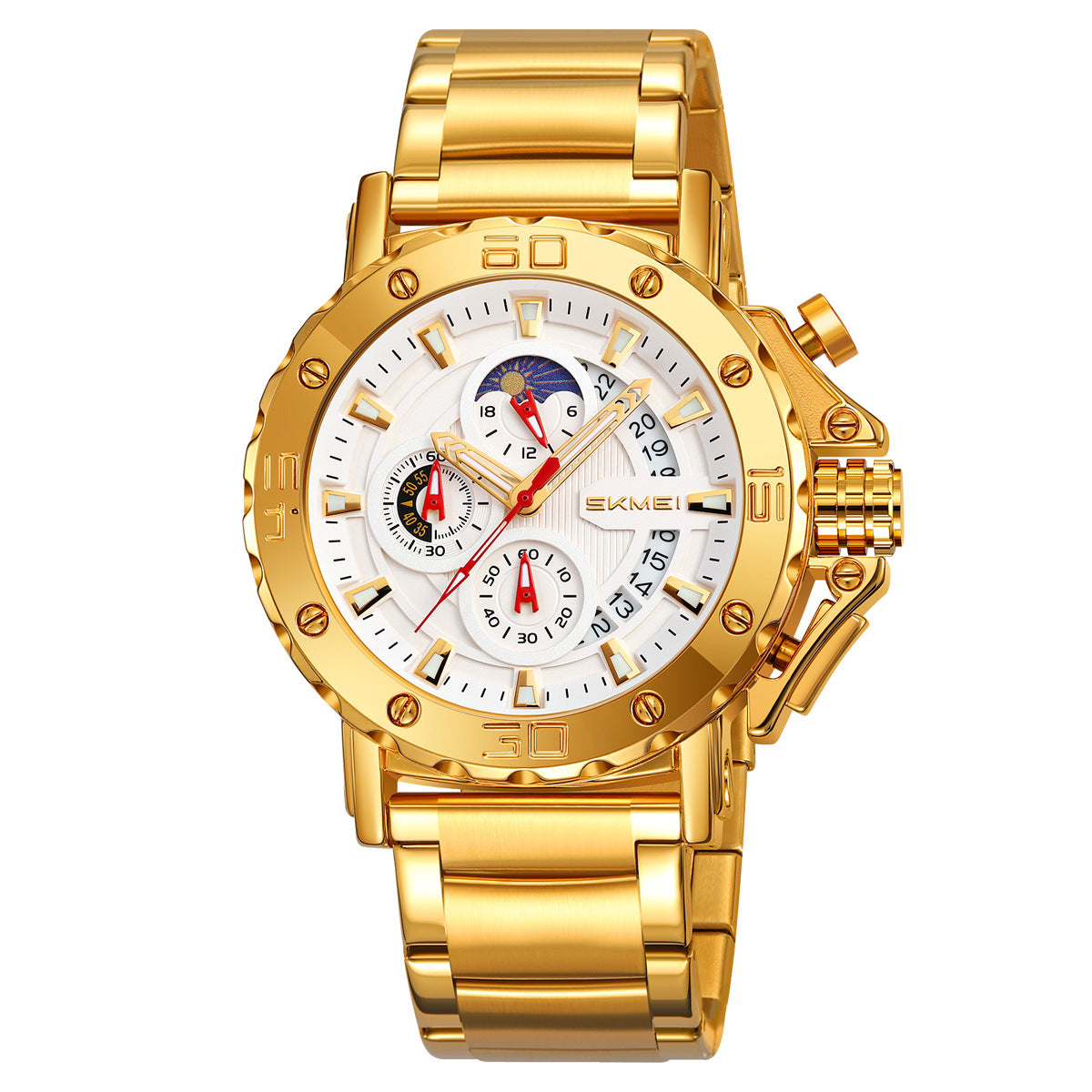 SKMEI-Fashion Business Men's Waterproof Quartz Watch-9344