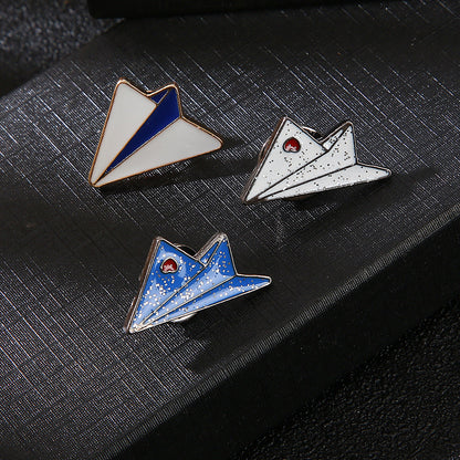 Plane Travel Enamel Pin for Backpacks  by CAVE