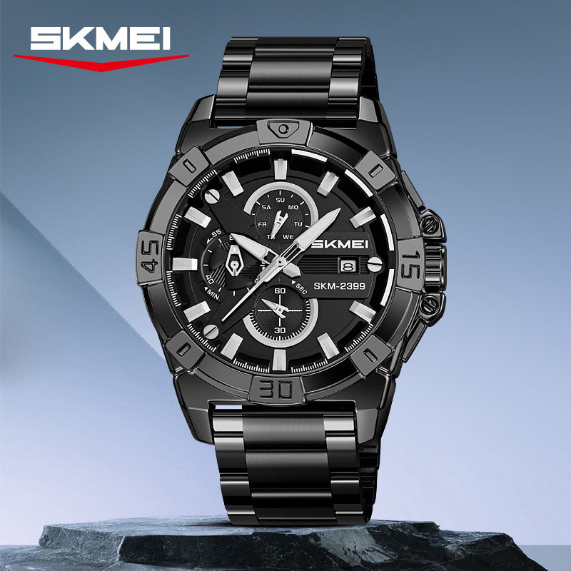 SKMEI-Fashion Business Men's Waterproof Quartz Watch-2399