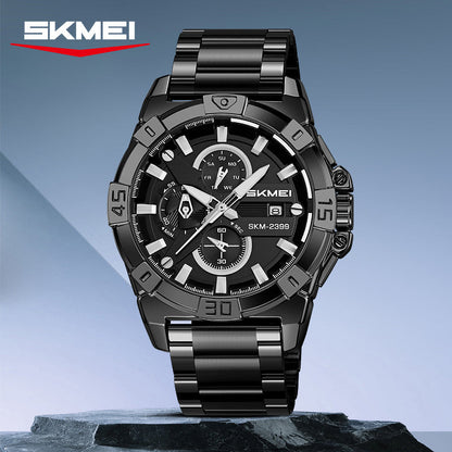 SKMEI-Fashion Business Men's Waterproof Quartz Watch-2399