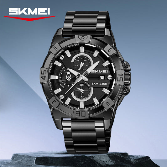 SKMEI-Fashion Business Men's Waterproof Quartz Watch-2399