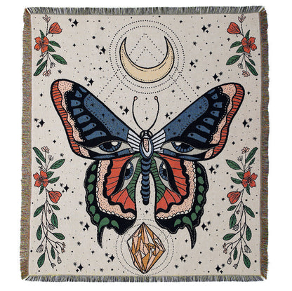 Home Decor Tapestry-Celestial Butterfly Moon Tapestry