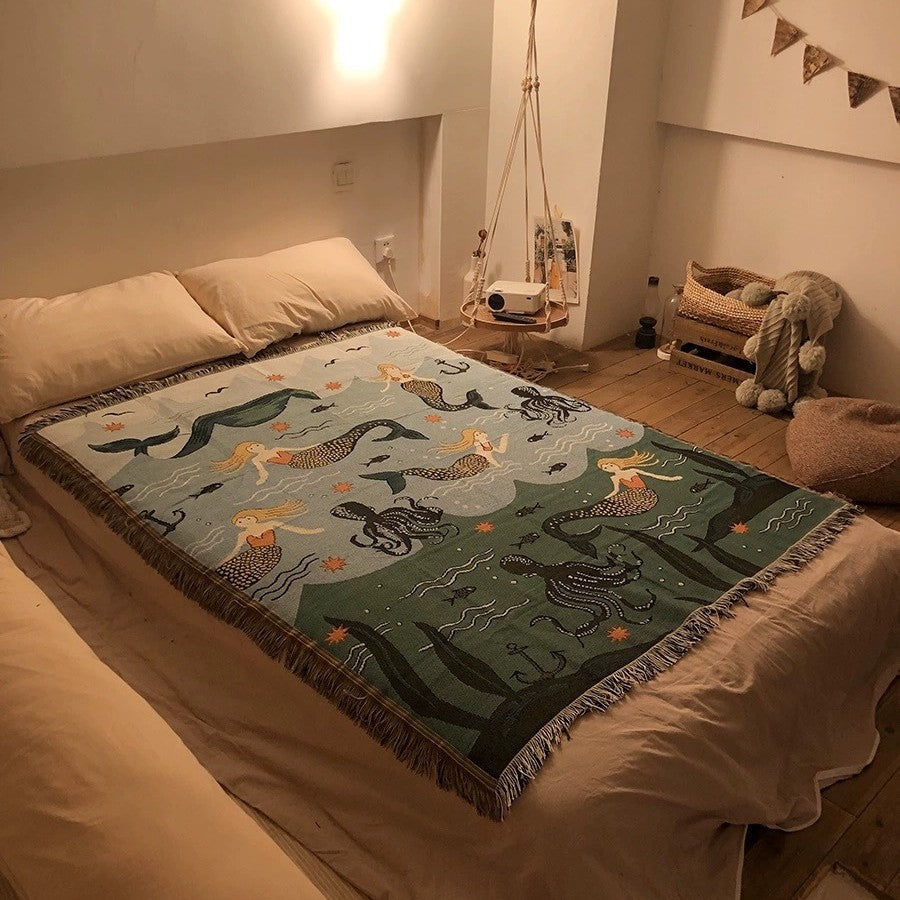 Home Decor Blanket-Mermaid