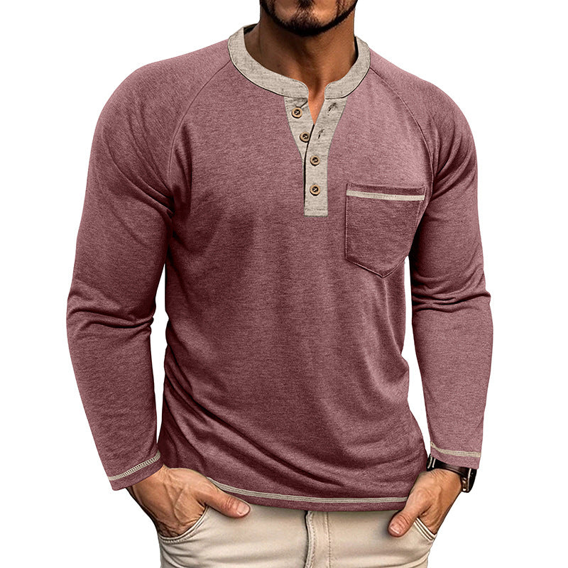 Autumn and Winter Men's Long Sleeve